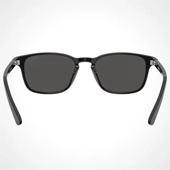 New PRADA Sunglasses Black Aviator Square Mens Letter Logo Grey Lens 52-18-140mm